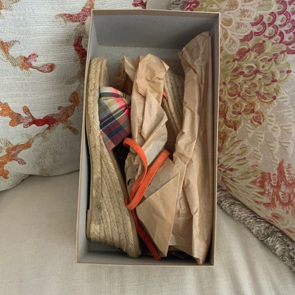 Joyful J.Crew Tropez Espadrilles Style #82582 EUC - Picture 12 of 15